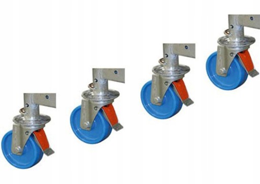 КОМПЛЕКТ РОЛИКОВЫХ КОЛЕС 125 мм MONTO CLIMTEC ЛЕСА 714169 KRAUSE