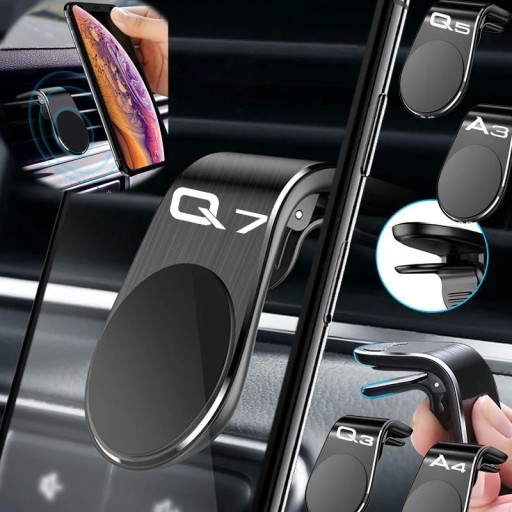 Магнитный держатель телефона в стиле Q5 для Audi A3, A4, A5, A6, A7, A8,