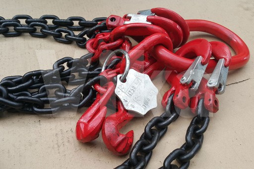 Цепной строп 4C 4,25 T | 3 м | крючки скр | СЕРТИФИКАТ