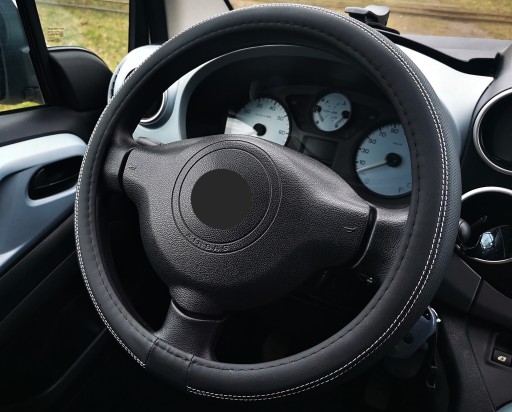 Чехол на руль PEUGEOT 206 207 307 308 PARTNER BIPPER черный матовый
