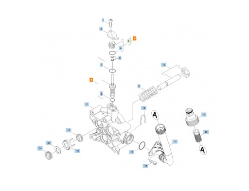Перепускной клапан KARCHER K7 K 7.91 K 7.280 MD Plus