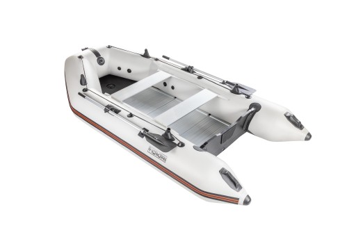 PONTON KORMORAN 330D KIL Aluminiowa pełna podłoga szary