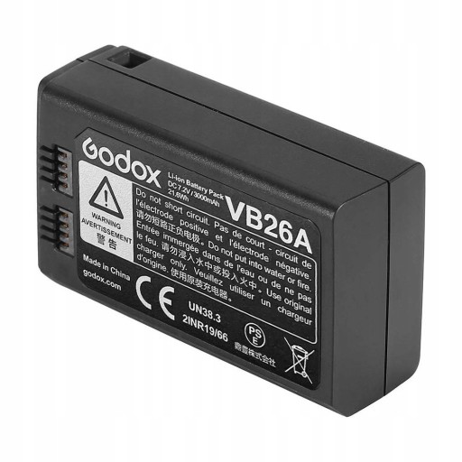 Godox VB26 литий-ионный аккумулятор постоянного тока 7,2 В 2600 мА