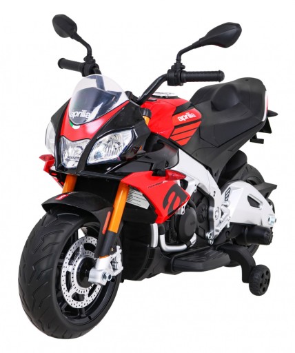 Электромобиль, детский аккумуляторный мотоцикл Aprilia В подарок.