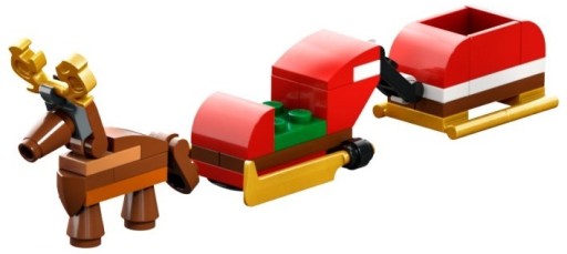 LEGO сани Санта-сани олени Рождество зима Рождество