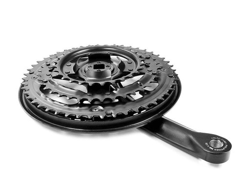 Шатун SHIMANO FC-TY301 48/38/28T 170м черный правый + левый комплект. ты301