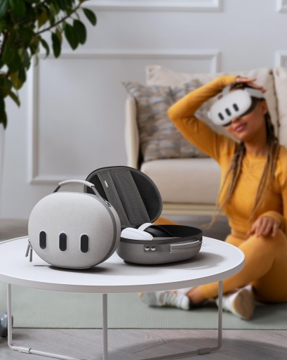 Walizka IKARVR mała kompaktowa i dedykowana do gogli VR META QUEST 3 i 3S