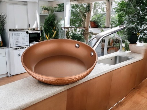 Patelnia oringen 28CM z powłoka tytanową miedziana