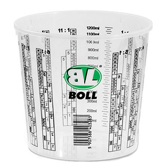 Контейнер BOLL, пластиковый стакан с делением 400 мл.