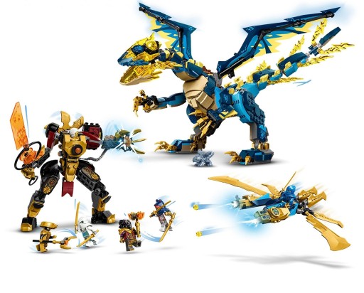 LEGO NINJAGO Дракон против Механической Императрицы 71796