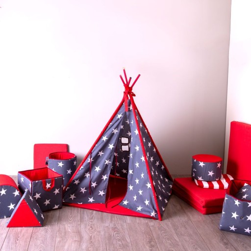 Пуф TOY BASKET с ящиком 30х30х30 POUFA