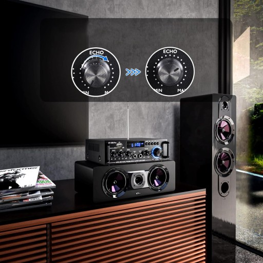 СТЕРЕОУСИЛИТЕЛЬ HIFI BLUETOOTH 5.0 КАНАЛ 2.0 50 Вт + 50 Вт АУДИОПЛЕЕР