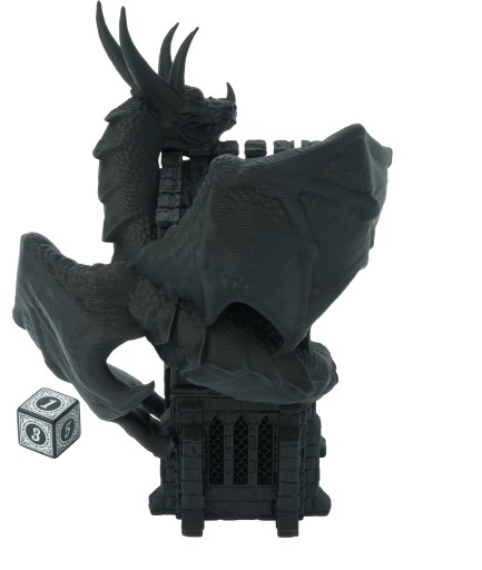 Дракон на башне - маленькая башня для игры в кости - Fates End Wyvern Tiny Towers Dice Tower