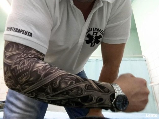 PREMIUM TATUAŻ RĘKAW Sleeve Kawalerski TATUAŻE Wzory 1szt. Realny D0388