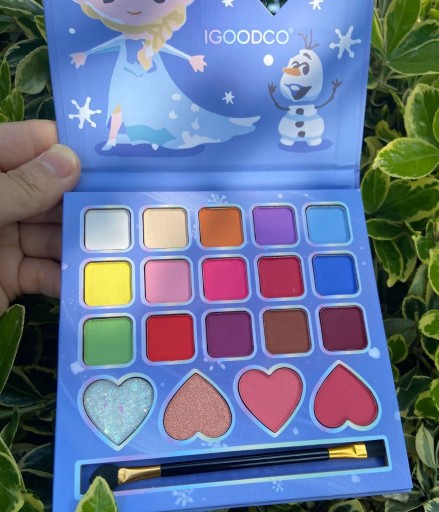 Тени для век Картины FROZEN 19 цветов Макияж косметика для детей