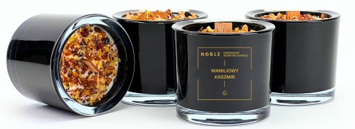 Świeca Zapachowa Waniliowy Kaszmir Bursztynowa Cashmere Vanilla Noble