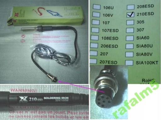 ПАЯЛЬНАЯ СТАНЦИЯ - утюг Xytronic 210 ESD LF1000