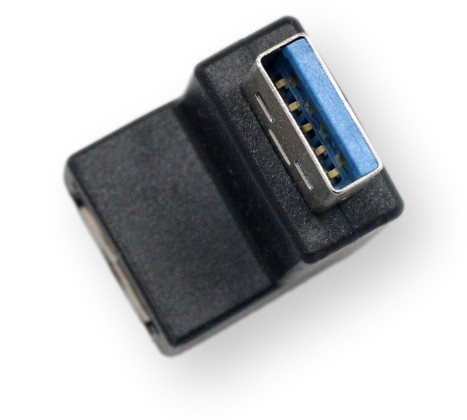 Złącze USB 3.0 kątowe wtyk-gniazdo