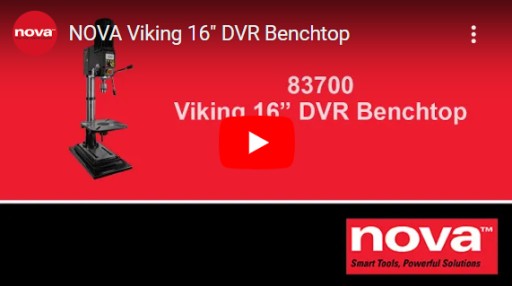 Wiertarka kolumnowa stołowa Teknatool NOVA VIKING DVR 1KM bez strat mocy