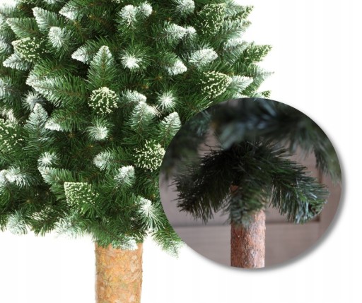 CHOINKA SZTUCZNA NA PNIU SOSNA DIAMENTOWA 220CM