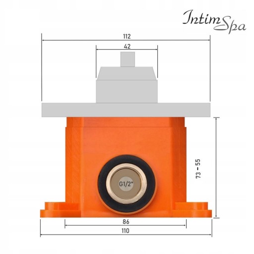 Подключение смесителя Bidetta QUAD Ручка IntimSpa