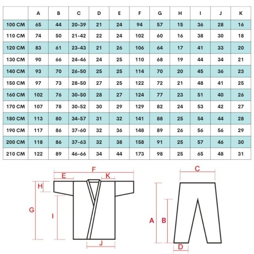 BELTOR KIMONO KARATE KIME KARATEGA PREMIUM 210 CM