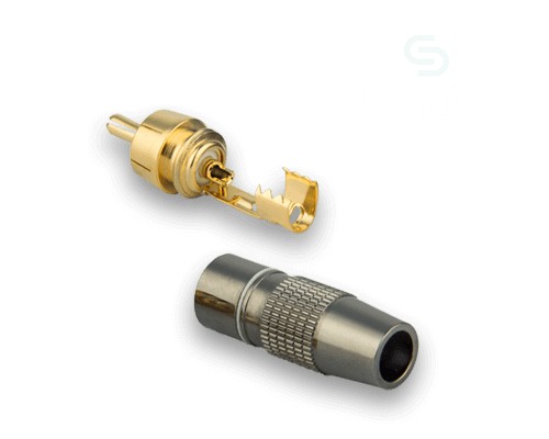 RCA штекер типа «тюльпан» KaCsa RP-94GT-6 позолоченный 24к Hi-End