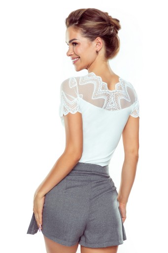 Эльдар приталенная блузка Reva ecru XL из вискозы