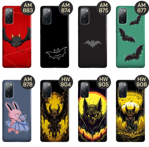 ETUI DO SAMSUNG GALAXY S20 FE / 5G WZORY NIETOPERZ BAT OBUDOWA POKROWIEC