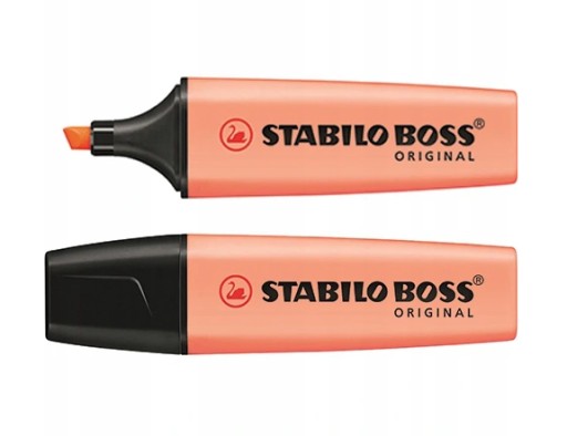 ВЫДЕЛИТЕЛЬ STABILO BOSS ПАСТЕЛЬНО-ОРАНЖЕВЫЙ