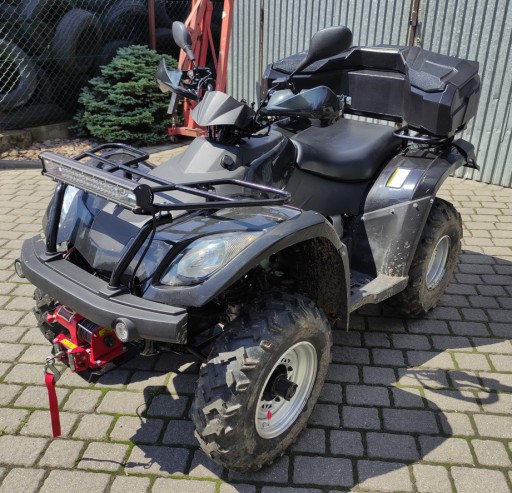 KUFER BOX SKRZYNIA TYŁ TYLNY 95L +ZAMEK Quad Linhai TGB Access Kymco Segway