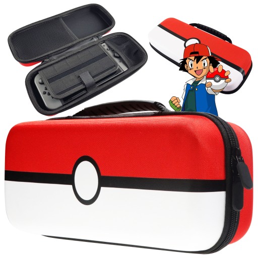 Чехол для Nintendo Switch OLED с изображением покемона и Poké Ball Plus
