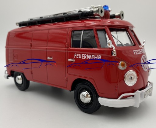 Пожарная машина VW Type 2 T1 1:24 Motormax 79564