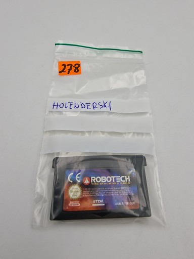 GAME BOY ADVANCE ROBOTECH THE MACROSS SAGA ORIGINAL