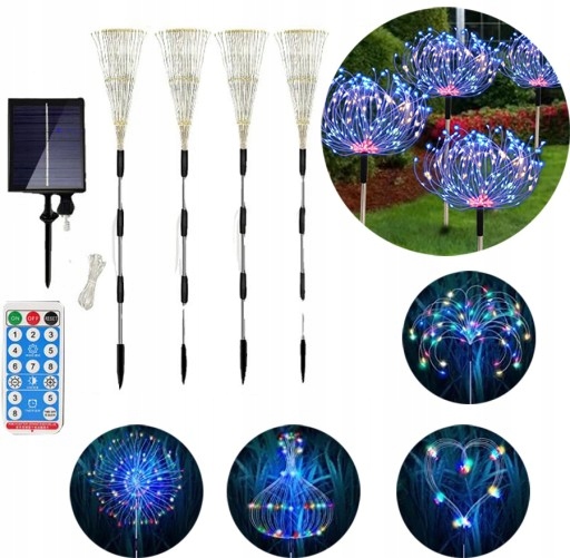 СОЛНЕЧНЫЕ САДОВЫЕ ЛАМПЫ ЦВЕТОЧНАЯ ЦЕПЬ 7M 50LED