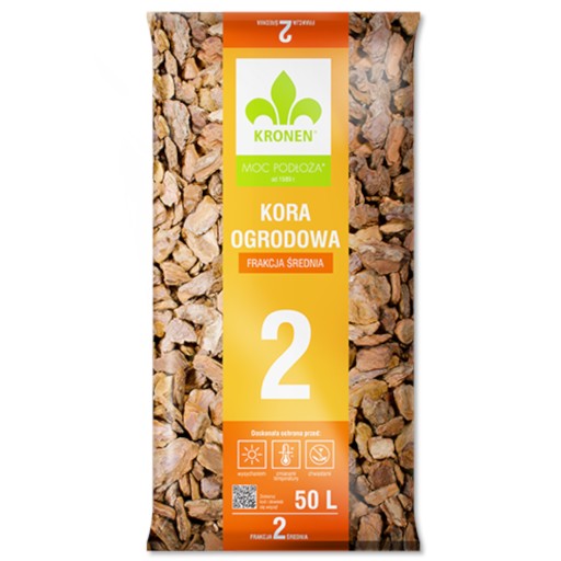 KRONEN садовая кора 100л (2х50л) фракция 1 - мелкая,просеянная,сортированная