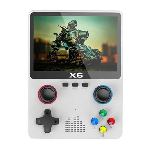Игровая консоль X6 Портативная игровая консоль в стиле ретро с экраном 3,5/4 дюйма IPS