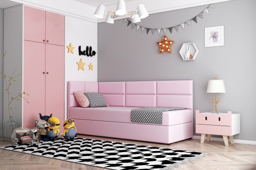 Łóżko dziecięce 80 sofa tapczan premium