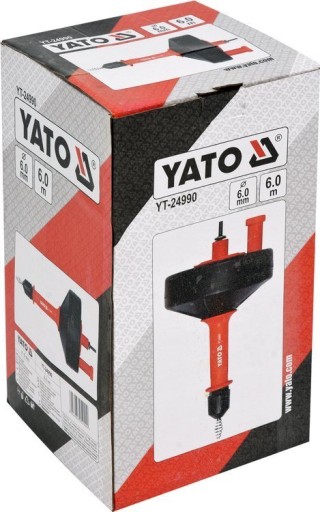СТОЧНАЯ БАРАНКА YATO СПИРАЛЬ ДЛЯ ОЧИСТКИ ТРУБ ДЛЯ БУРЫ 6М YT-24990