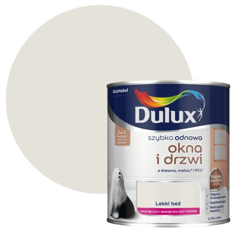 DULUX FAST RENEWAL Окна Двери Светло-Бежевый 0,75л