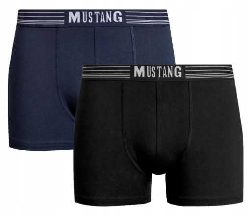 MUSTANG BOKSERKI MĘSKIE BAWEŁNA MAJTKI 2PAK XXL