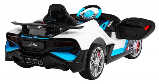 Автомобильный Bugatti Divo с дистанционным управлением на батарейках EVA LED MP3