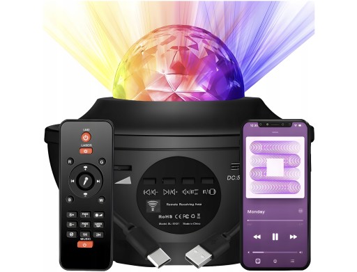 Лампа для проектора Star LED Night Lamp Gift black