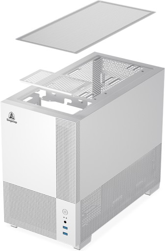 МОДНЫЙ БЕЛЫЙ КОРПУС USB 3.0 СТЕКЛЯННЫЙ ПОДВАЛ ИГРОВОЙ MATX ОБЫЧНЫЙ БЛОК ПИТАНИЯ ATX
