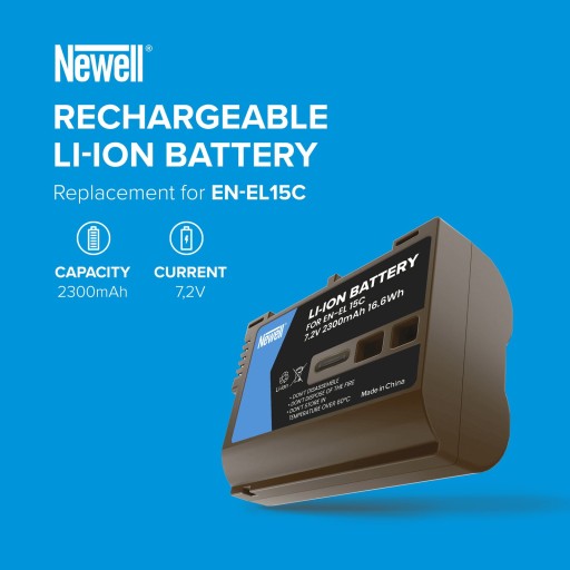 Аккумулятор Newell EN-EL15C USB-C для Nikon