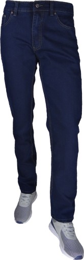 Spodnie Jeans męskie 36/32 S'TEM stretch granatowe Klasyczne Różne Rozmiary