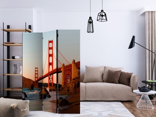 Ширма-штора Golden Gate Bridge запад 135x172
