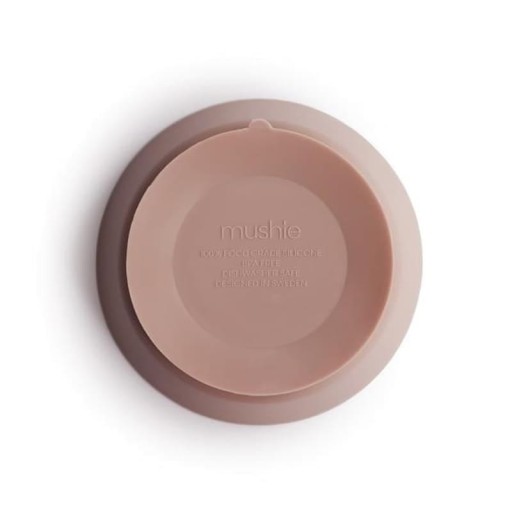 MUSHIE Miseczka silikonowa z przyssawką Blush