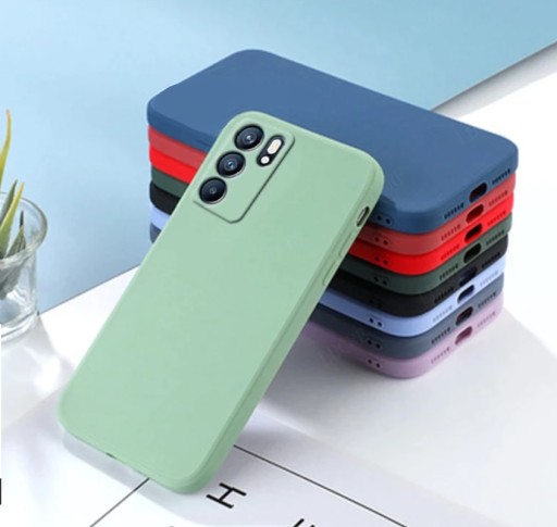 ETUI SILICONE CASE do OPPO RENO 6 5G +SZKŁO