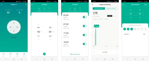 Розетка TUYA WIFI Ваттметр Таймер SMART PLUG Программатор времени WOOX